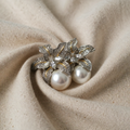 Special Flower and Pearl Earrings
