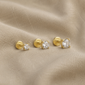 Evelina – Beautiful Gold Necklaces with Elegant, Curved Design.