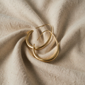 Imperial Gold Hoop Earrings