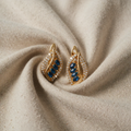 Isabel Golden Sapphire Earrings