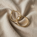 Shiny Gold Ear Hooks