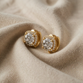 Gold Square Earrings