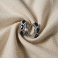 Sapphire Emblem Earrings