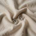 Moon & Cat Sterling Silver Earrings with Cats