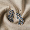 Elegant Purple Moonstone Earrings