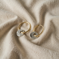 Handmade elegant hoop earrings
