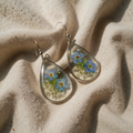 Glass Flower Earrings