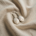 Oval Shell Earrings