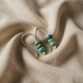 Retro turquoise-coloured Earrings