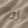 Rosalith Lumen Twist Earrings | White Gold