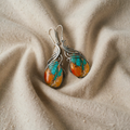 Blue and Orange Gemstone Jewellery