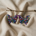 Colourful Butterfly Drop Earrings for Women