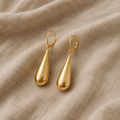 Elegant Long Round Earrings