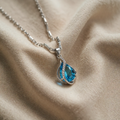 Aqua | Ladies' Necklace with Clear Sapphire