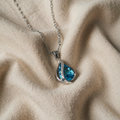 Elegant sapphire necklace