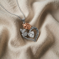 HEART NECKLACE OF THE ETERNAL ROSE
