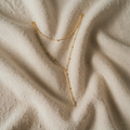 Two-Layer Long Necklace with Pearl Decoration