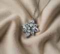 NECKLACE WITH ZIRCON RING