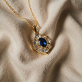 Gold Noctazure Necklace