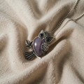 Crystal Owl Wisdom Pendant