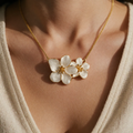 Gold Pearl Necklace