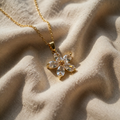 Agneta's Gold Flower Necklace