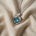 Double Heart Necklace of the Sea