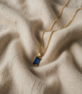 Minimalist Sapphire Necklace