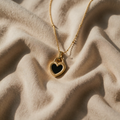 Heart | Women's Necklace with Modern and Handmade Finish