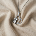Heart Pendant Dog Necklace with Beautiful Pendant