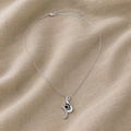 Sweet Paw Print Pendant on a Necklace