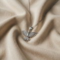 White Gold Phoenix Zircon Necklace