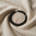 Gothic statement Onyx Bracelet