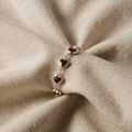 White Gold Bracelet with 'Ophelyra Garnet'