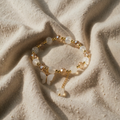 Beautiful Bracelets with Butterfly Pearls and Elastic Band