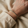 Gold Bracelet with Stone