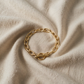 Gold-Coloured Bracelet with T-Clasp