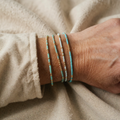 Bohemian Bracelet Set with Turquoise Beads