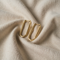 Beata – Gold-Coloured Elongated Hoops