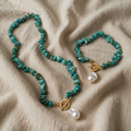 Boho Chip Pearl Pendant Series