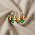 Brigita – Balanced and Versatile Shape Gold-Tone Earrings