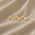 Evelina – Beautiful Golden Necklaces with Elegant Curved Design.