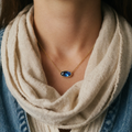 Classic Oval Sapphire Necklace