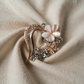 Flower Crystal Pin