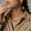 Gold Necklace for the neck