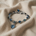 Sapphire Heart Bracelet of Love