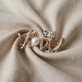 Rose Gold Coloured "Love" Button