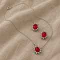 Jewellery Set in White Gold