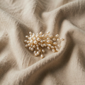 Luxurious pearl cascade Brooch