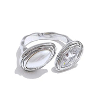 White Gold and Pearls